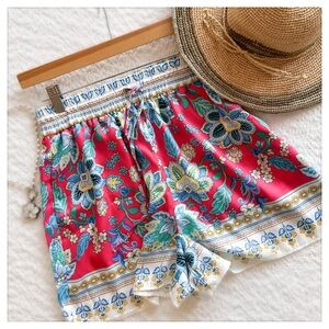 Maeve Silky-soft Floral Shorts